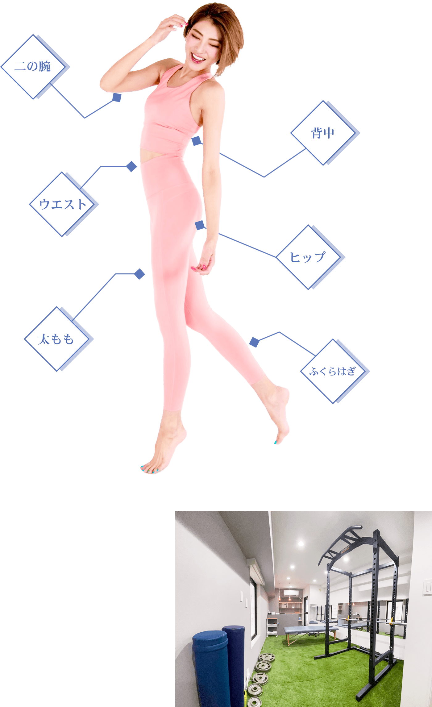 お客様一人一人に合わせたボディメイクプログラムを提供しています。